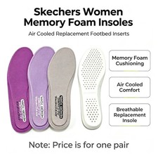 New Skechers Women' Memory Foam Air Cooled Insoles Footbed insert Replacemen
