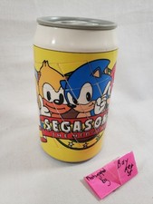 Sega Sonic Segasonic Arcade Game Soda Can Slide Puzzle Ray Mighty vintage promo