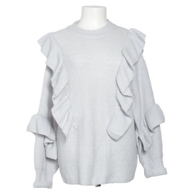Influence, Strickpullover, Größe: 40, Grau, Acryl/Elasthan/Polyamid #MiL