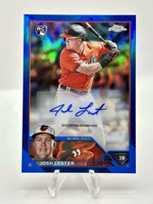 2023 Topps Chrome Update - Josh Lester  /150 Rookie Auto True Blue #AC-JLE (RC)