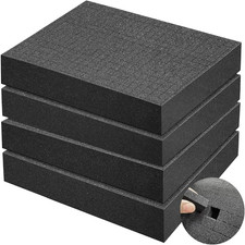Pick and Pluck Foam Inserts 16 X 12 X 2 Inch, High-Density Reinforced Polyuretha
