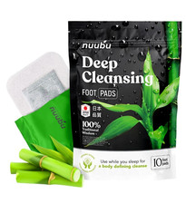 NUUBU Detox Foot Pads to Remove Toxins Deep Cleansing  10 patches