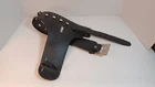 VINTAGE 1950/60'S BLACK MARX WESTERN HOLSTER BELT - NO HOLSTER