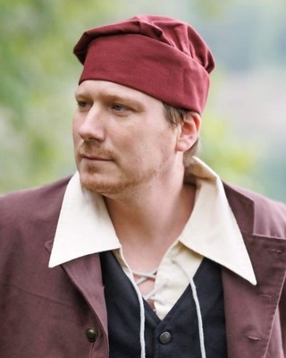 Mytholon Armin Mütze Baumwolle Bordeaux S Larp Mittelalter #17432