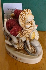 2000 Harmony Kingdom King Of The Road Santa Father Christmas Trinket Box