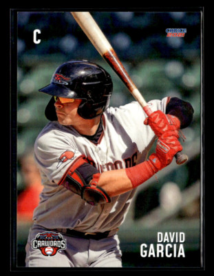 David Garcia 2021 Hickory Crawdads Second Half Team Set