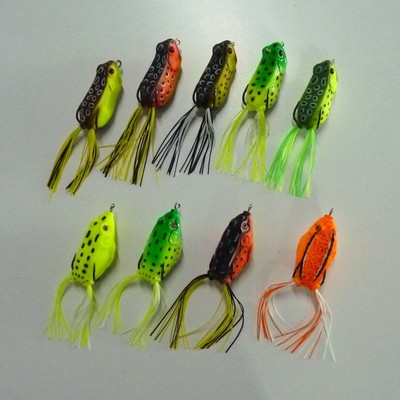 Frosch Frog 55 Toad 60 12/13g Weichplastik Raubfischköder Wobbler Blinker Popper