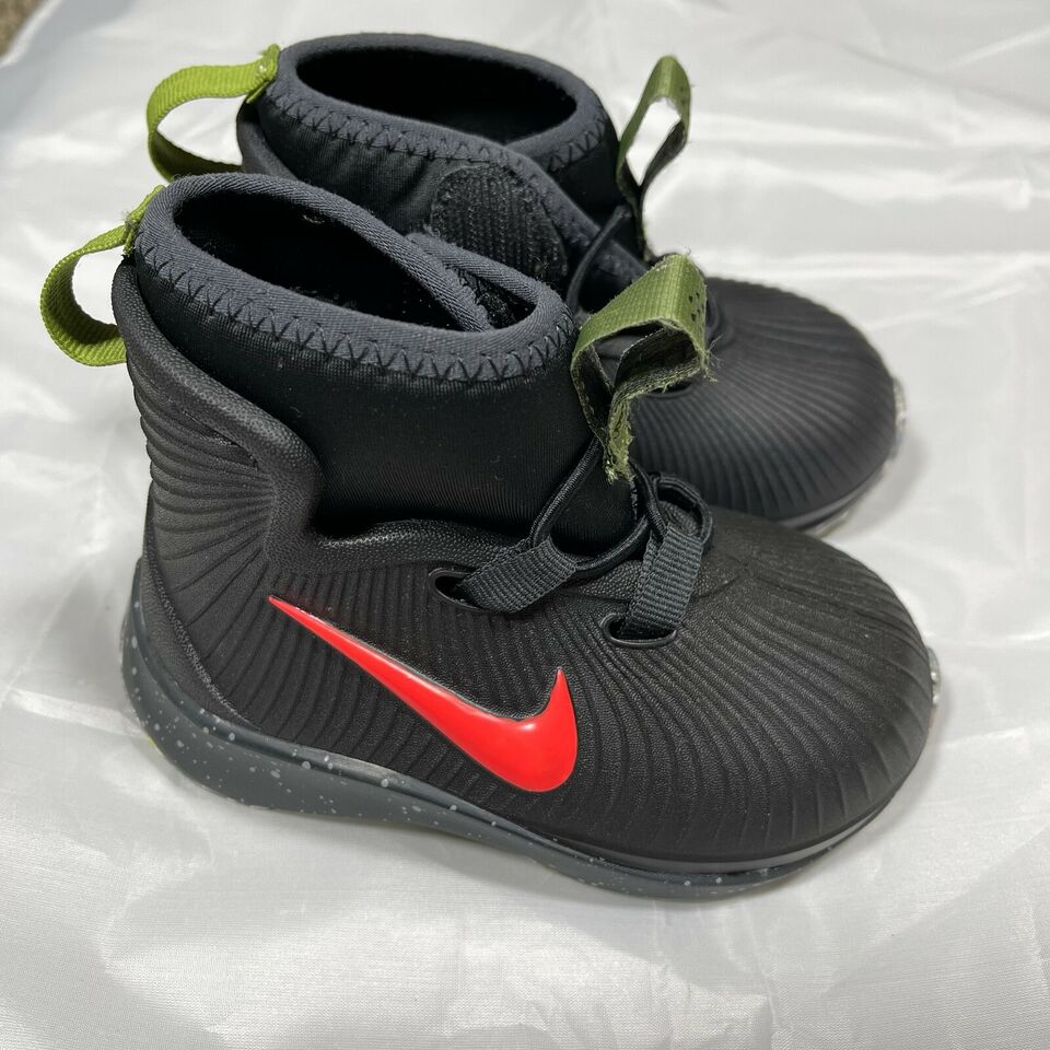 enlace Avanzado Islas Faroe NEW Boys&#039; Toddler Nike Binzie Casual Boots Black/Red BQ5382 001 Size  5C | eBay