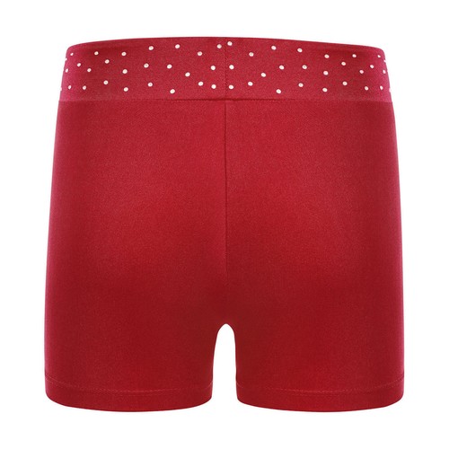 Kids Girls Shorts Sparkly Activewear Ballet Bottoms Dance Dancewear Rhinestones - Picture 31 of 83