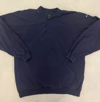ジャケット・アウター 00s NIKE GOLF nylon pullover jacket navy 00s NIKE GOLF Logo Nylon Pullover Jacket 紺カーキ L ナイキ