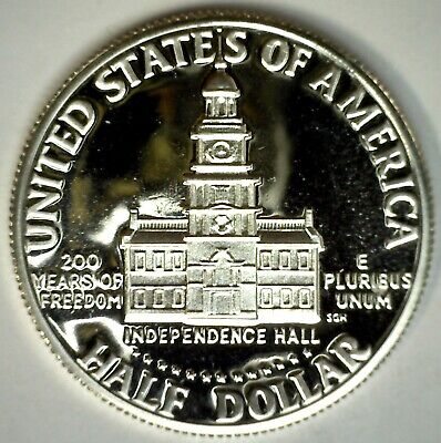 1976 S Proof Kennedy SILVER Half Dollar Coin Bicentennial 40% Silver 50 Cent 50c 1976 S Proof Kennedy SILVER Half Dollar Coin Bicentennial 40% Silver 50 Cent 50c