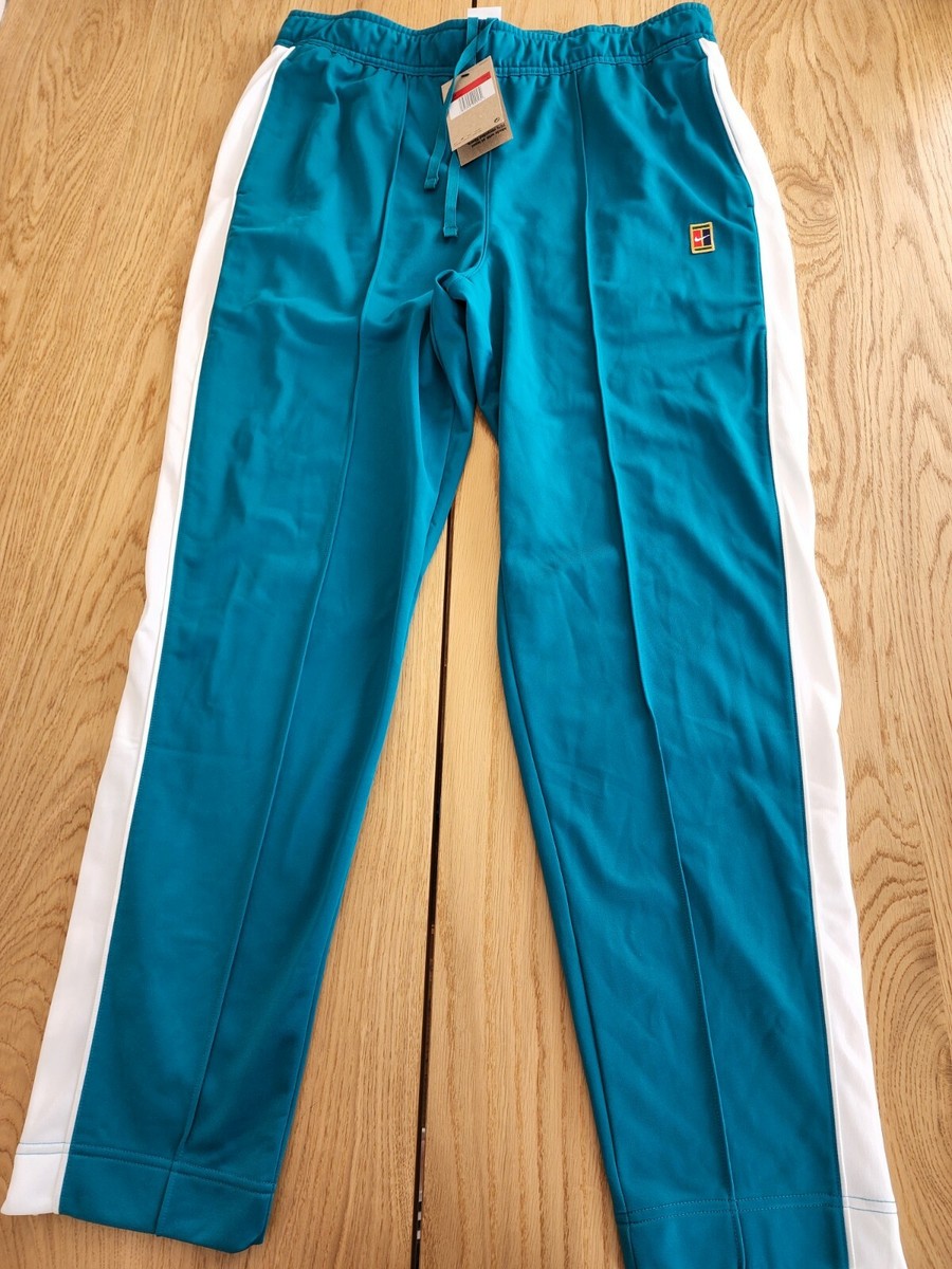Nike Men's NikeCourt Heritage Sz Large Tennis Pants Bright Spruce