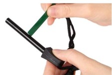 Large Magnesium Flint Fire Starter Ferro Rod Striker Survival Camping Kit