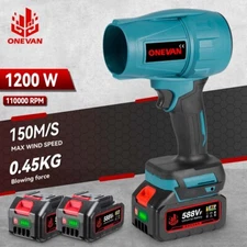 Cordless Turbo Blower Air Blower Super Fan Turbo Portable With Li-ion Battery