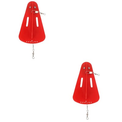  2 Pieces Aufblasbares Kajak Fußball-Trainingsmarker Sprungbrett