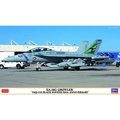 Hasegawa 1/72 EA-18G GROWLER VAQ-135 BLACK RAVENS 50th ANNIVERSARY