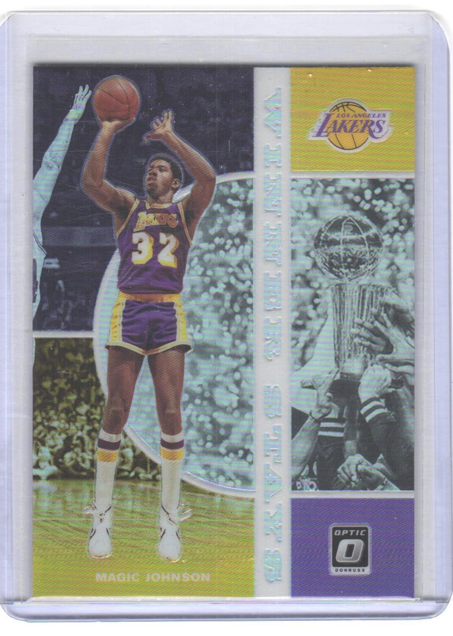 2019-20 Donruss Optic Magic Johnson #1 Winner Stays Holo
