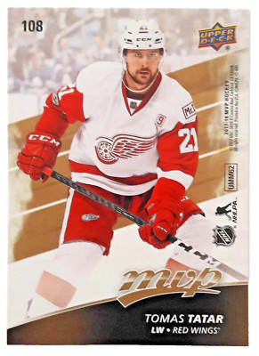 2017-18 Upper Deck MVP Puzzle Back #108 Tomas Tatar Detroit Red Wings