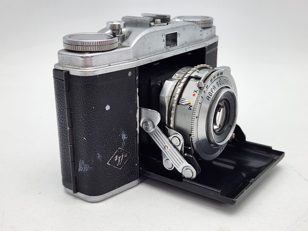 その他 Agfa Solingtte Vintage Agfa Solinette II 35mm Film Folding Camera w/ Apotar 50mm