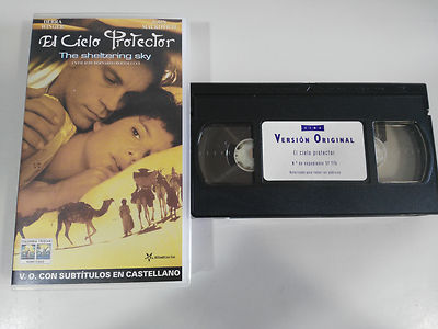 The Bergende Sky el Cielo Protector VHS V. O.English Untertitel Spanisch