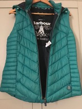 Barbour Women’s Gilet Beacon Brand Green Uk 12/14