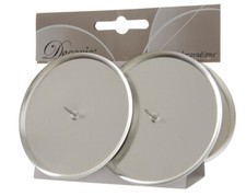 4 Kerzenhalter 10cm Metall zum Stecken mit Dorn Adventskranz Adventskerzenhalter