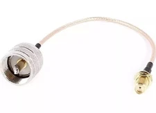 SMA Female to UHF Male Connector Pigtail RG316 Coaxial Cable 20cm High Quality