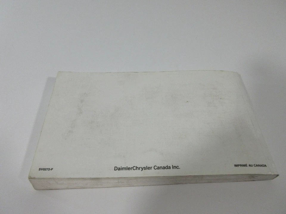 DODGE RAM 1500 OWNERS MANUAL FRENCH 2002 Foto 2 de 4