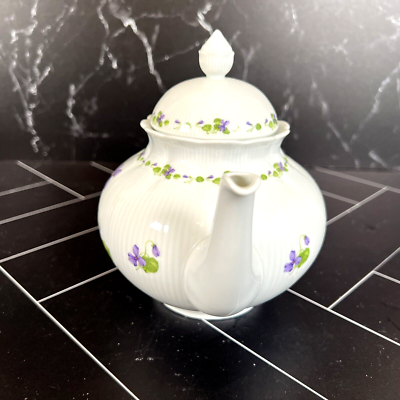 Kaiser Romantica Pattern Viola Tea Pot West Germany HTF | eBay