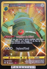 Carte Pokemon ARCHEODONG 223/198 GOLD Secrète Epée et Bouclier 6 EB06 FR NEUF