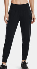 Under Armour L129504 Womens Black UA Meridian Joggers Size M