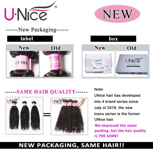 UNice Hair Peruvian Body Wave Human Hair 3 Bundles With 360 Lace Frontal Closure - Picture 12 of 15