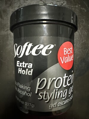 Softee Extra Hold Protein Styling Gel, 8 oz