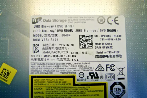 Dell Blu-ray DVD Writer Optical Drive BU40N PVM4X MKWY1 - Picture 1 of 5