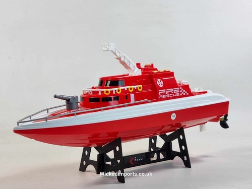 RC Water Spray Speed Boat H160 - 20KM/H Fire Rescue Toy for Kids - Picture 18 of 20