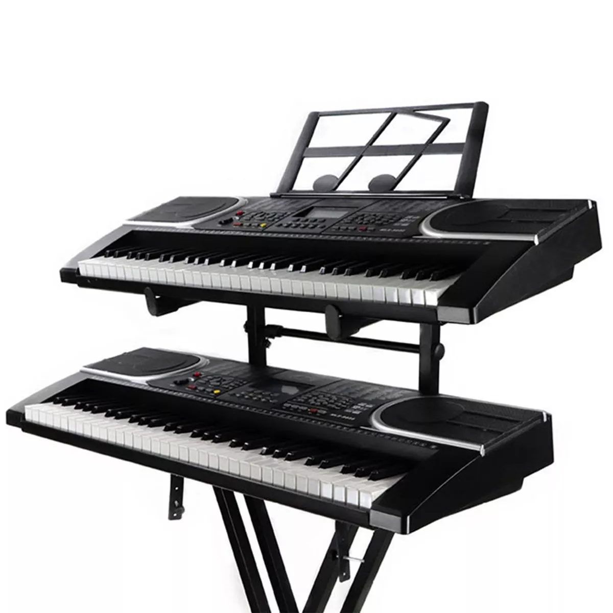 Adjustable X Style Pro Dual Music Electronic Piano Double Keyboard