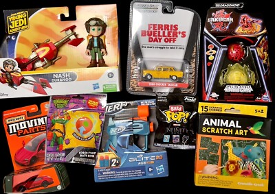 Toy Lot of 8 NEW Boy Style Toys Car Action Figure +More Bundle Box Lot