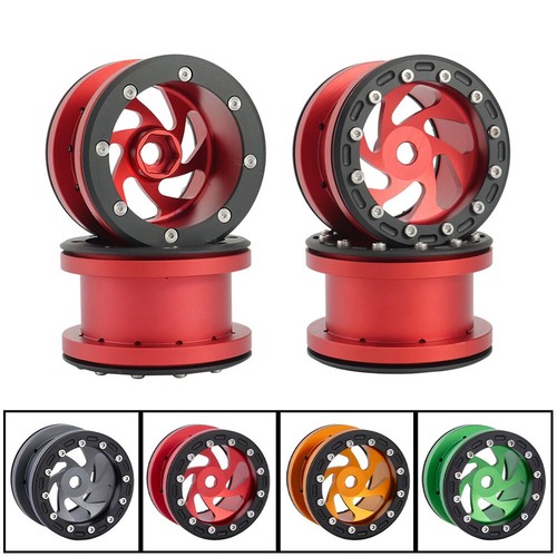 CNC Aluminum 2.2 Beadlock Wheels Rim for 1/10 RC Crawler Traxxas Axial ...