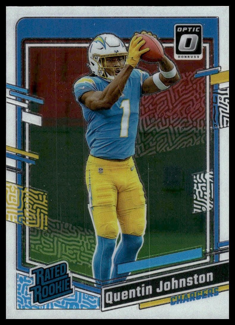 2023 Donruss Optic #265 Quentin Johnston Los Angeles Chargers