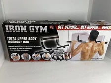 Iron Gym Pro Fit As Seen On Tv New In Box NIB Home Workout Pull Up Bar