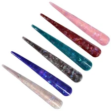 Large Metal Duckbill Hair Clips for Women, 6 Pieces & 5.5 Inch Long 6pcs Sequin