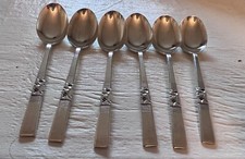 Community Morning Star 6 Oval Soupspoons