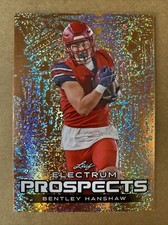 BENTLEY HANSHAW 2024 Leaf Electrum Prospects Sparkle /45 
