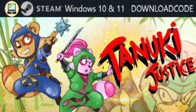 NEU PC Computer Spiel Tanuki Justice für Windows 10 11 STEAM Download Code Key