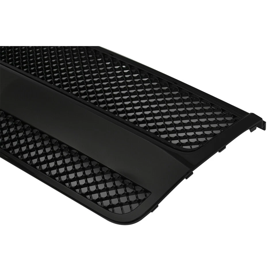 For 2006-10 Ford Explorer Sport Trac Gloss Black 2PCS Front Grille Hood Molding Foto 3 de 4