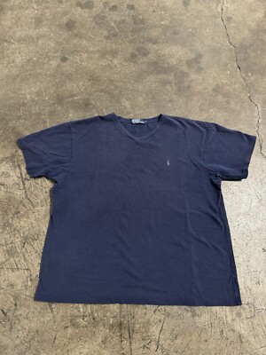 トップス 90s Polo by Ralph Lauren long thermal Vintage 90s Polo Ralph Lauren Thermal Knit T Shirt Adult XXL Blue