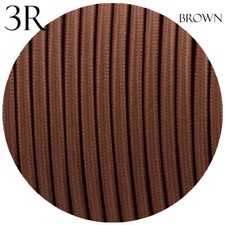 3 Core Twisted/Round Fabric Cable Vintage Flexible Braided Fabric Electric Wires
