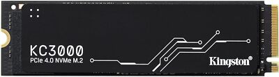 Kingston KC3000 4096GB PCIe 4.0 NVMe M.2 SSD Desktop and Laptop SKC3000D/4096G