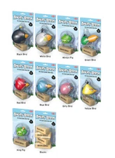 Angry Birds Tactic Add-On Action Game Red Yellow Pink Green Black Blue White