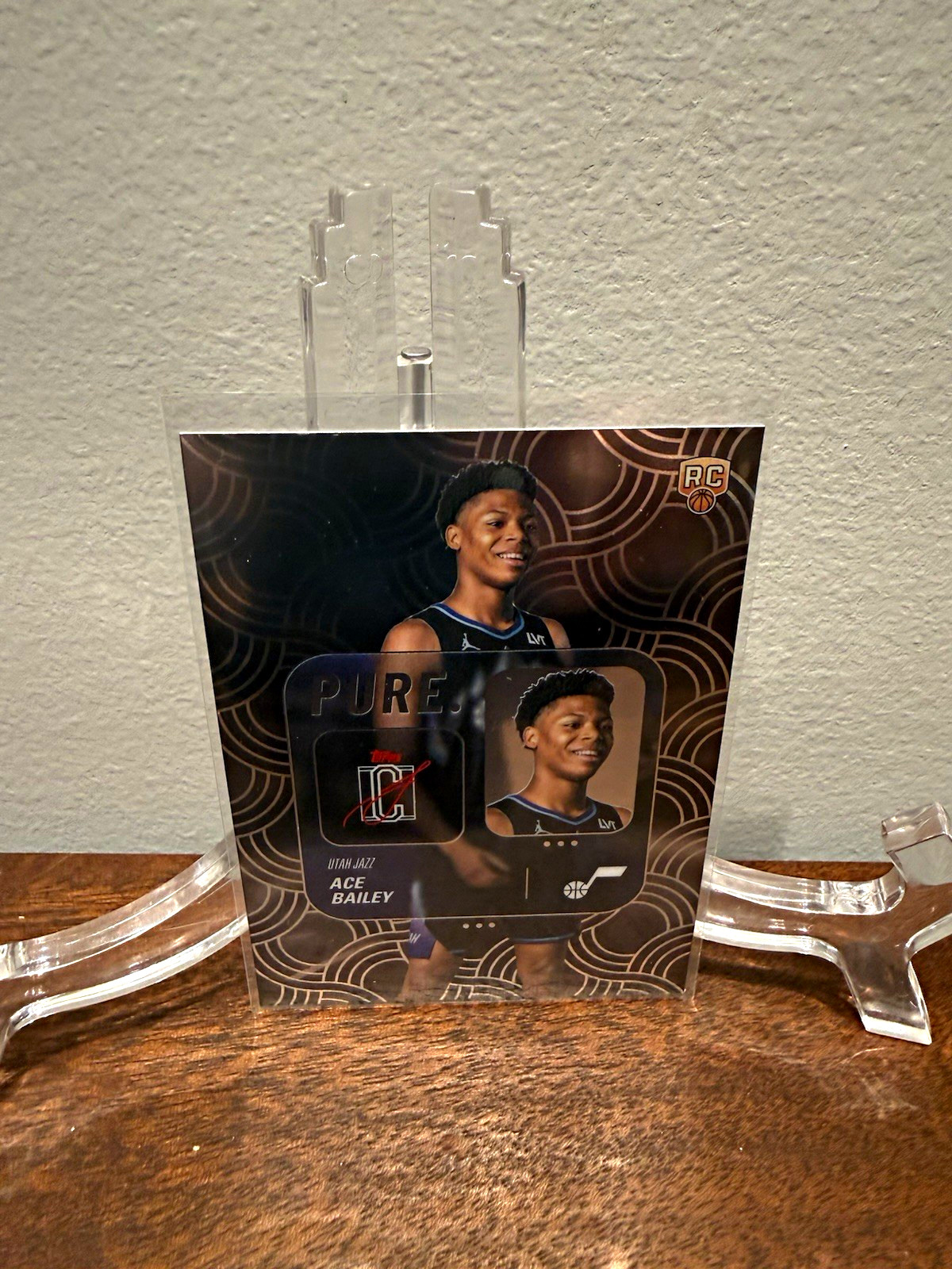 Topps Signature Class 2025-26 Ace Bailey Utah Jazz PURE Insert RC #PU-20